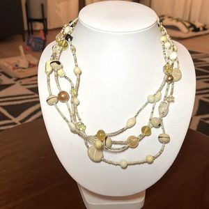 Long beaded necklace